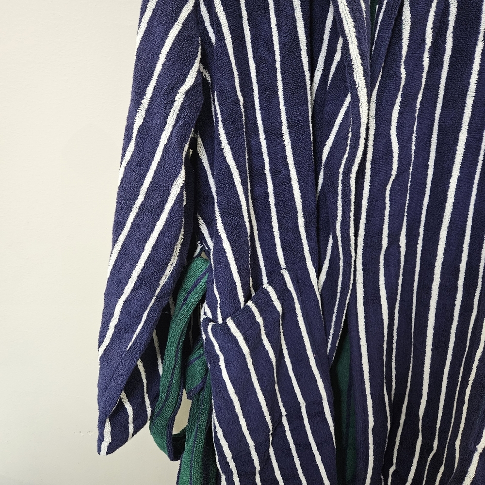 Bed Head Striped Hooded Bathrobe Men Size XL - Picture 5 of 16
